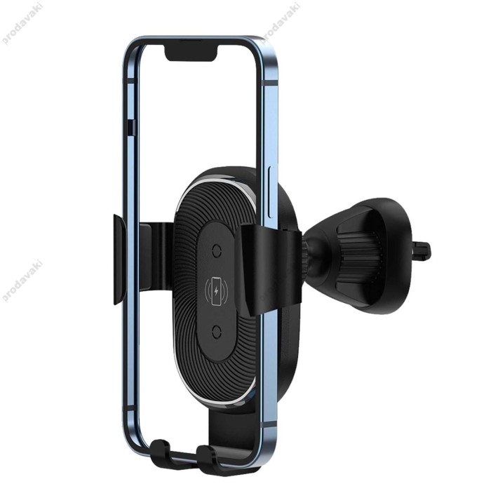 Автомобільний тримач із бездротовою зарядкою Wiwu CH310 Liberator Wireless Charging 15W Black